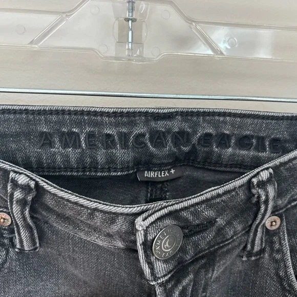 Black American Eagle 🦅 Airflex Jeans 👖 Size 31x32 - Picture 7 of 12